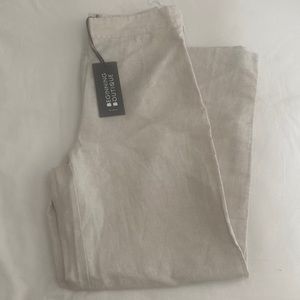 Beginning boutique beige pants